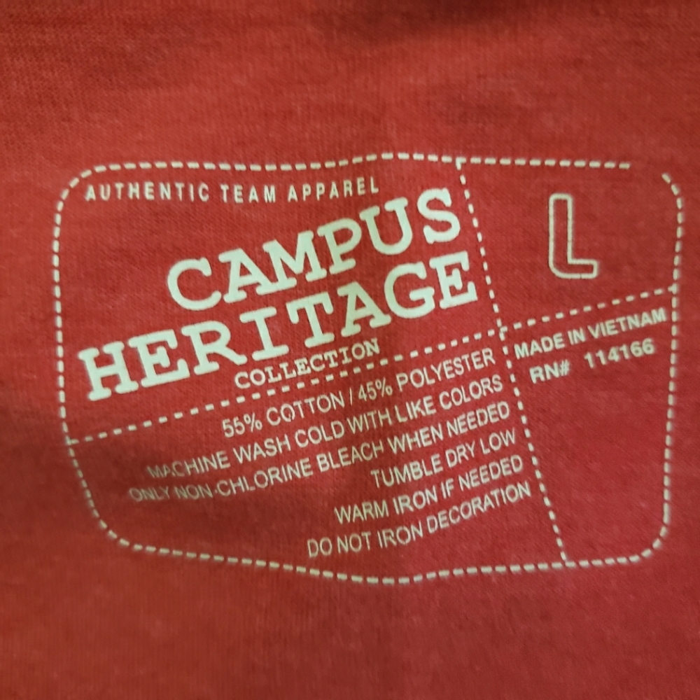 UGA Bulldogs Campus Heritage Long Sleeve Tee Size Large NWT - Picture 4 of 4